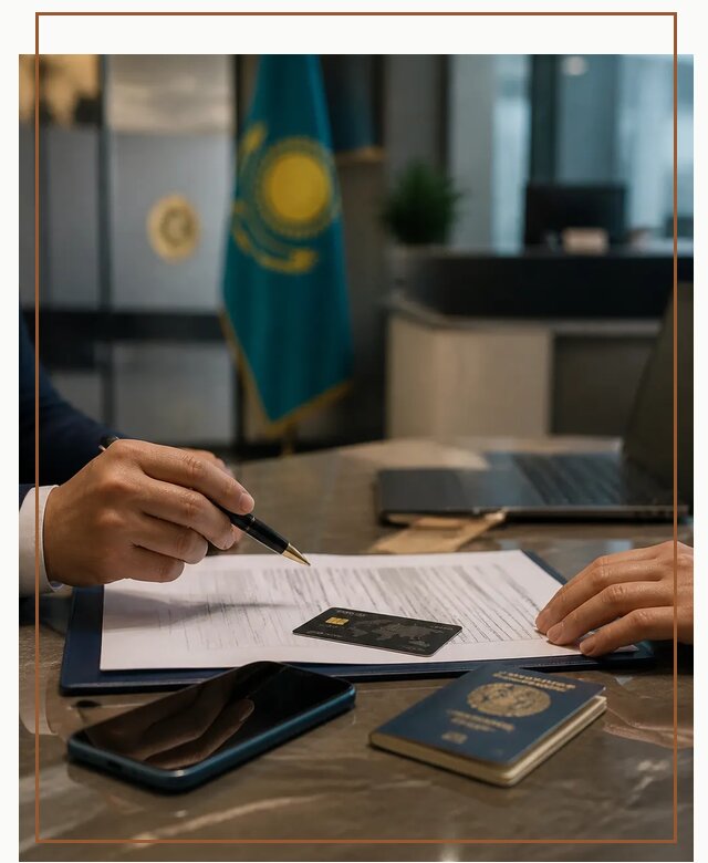 Открытие счета и банковской карты в Казахстане в Луховицах