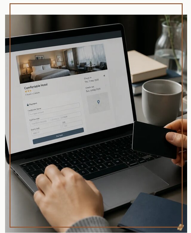 Оплата бронирования Booking в Луховицах по цене от 4655 р. | Гиперактив-Лхв